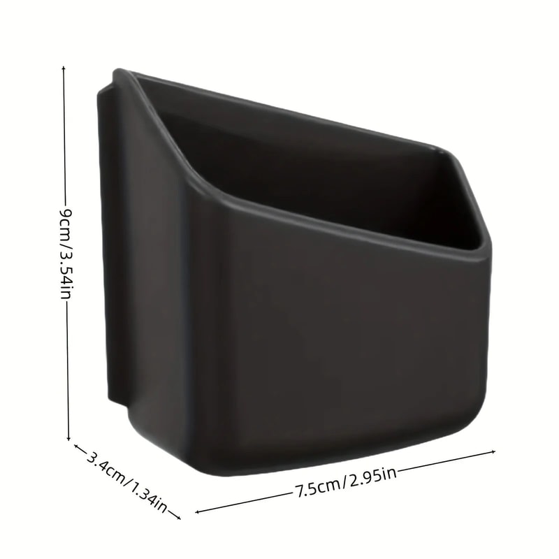 DualCompartment Car Seat Organizer For Phone And Glasses AntiSlip Gap Storage 3