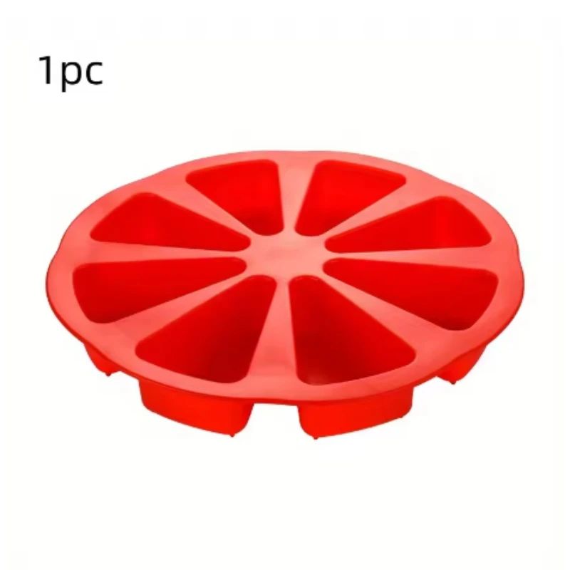 8Grid Silicone Baking Mold Nonstick Triangle Cake Pan For Brownies And Cornbread 6