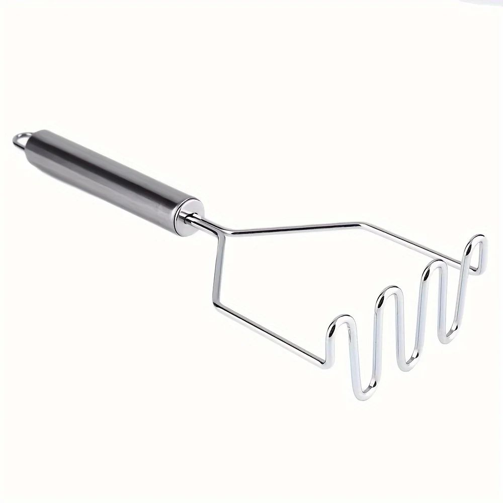 Stainless Steel Wave Potato Masher Durable Kitchen Tool For Smooth Purees 6