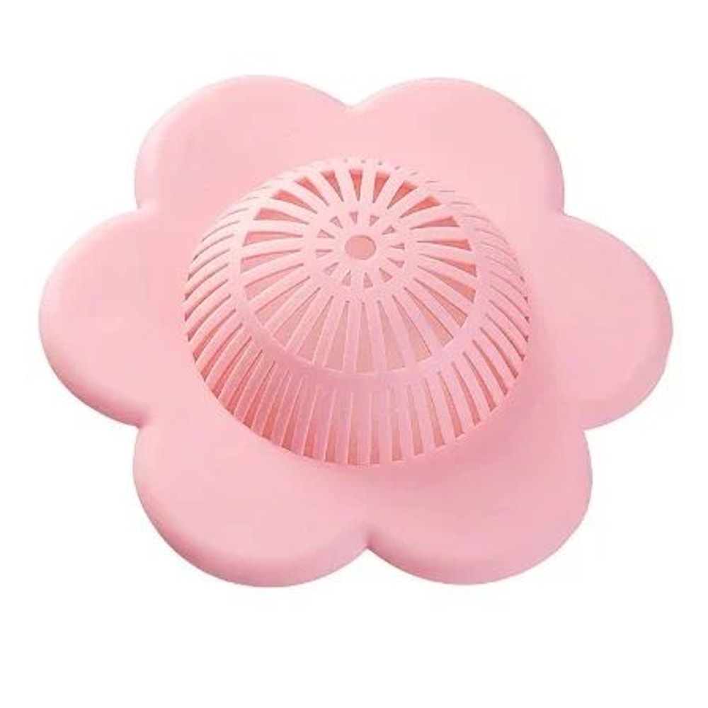Silicone Hair Catcher Drain Cover Suction Cup Shower Bathtub Hair Blocker 5