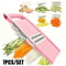 7in1 Mandoline Slicer MultiFunction Vegetable Cutter Grater For Fast Prep 0