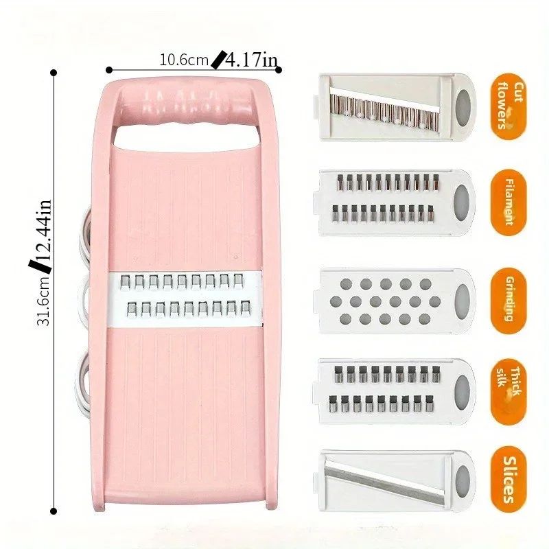 7in1 Mandoline Slicer MultiFunction Vegetable Cutter Grater For Fast Prep 1