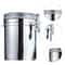Stainless Steel Airtight Food Storage Canister Coffee Sugar Dry Goods Container 9