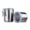 Stainless Steel Airtight Food Storage Canister Coffee Sugar Dry Goods Container 11
