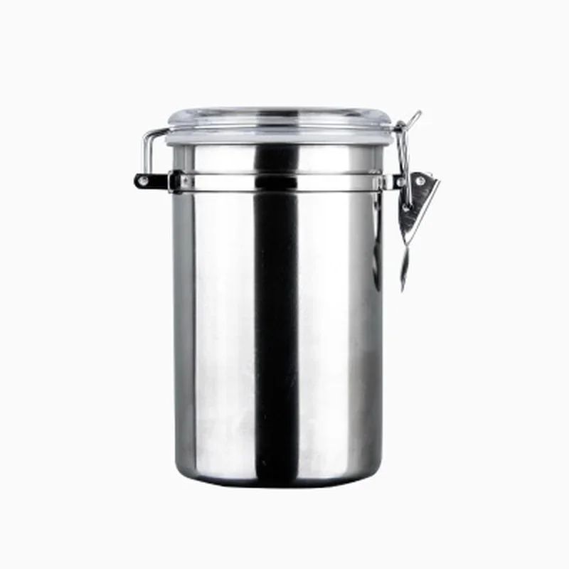 Stainless Steel Airtight Food Storage Canister Coffee Sugar Dry Goods Container 12