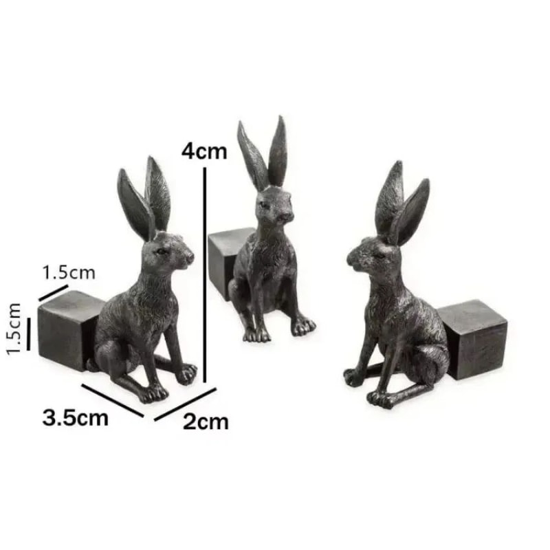 AnimalShaped Resin Flower Pot Feet Decorative Garden Plant Risers 3pcs 4