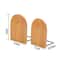 Wood Iron Desktop Bookends Minimalist Book Holder For Office And School 7