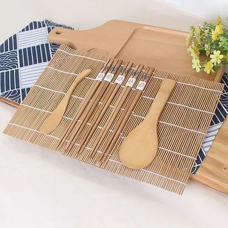 DIY Sushi Maker Kit 9Piece Rice Mold Set For Sushi Onigiri Bento 1