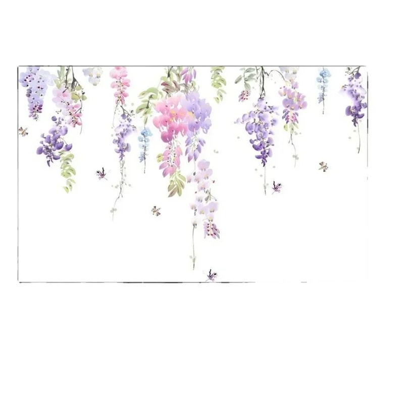 Floral Wall Stickers PeelandStick Flower Decals For Bedroom Home Decor 4