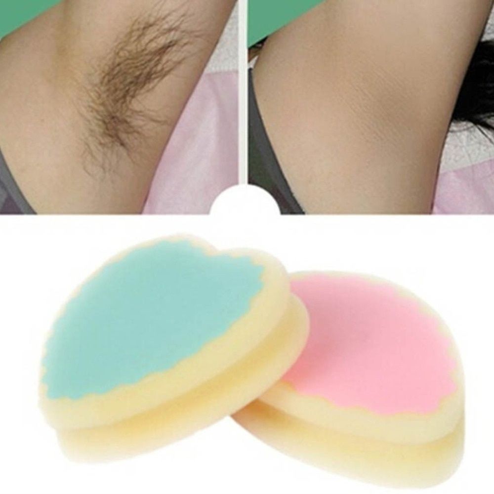 Magic Painless Hair Removal Sponge Gentle Depilation Pad For Smooth Skin 0