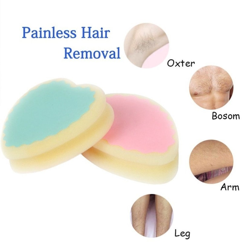 Magic Painless Hair Removal Sponge Gentle Depilation Pad For Smooth Skin 1