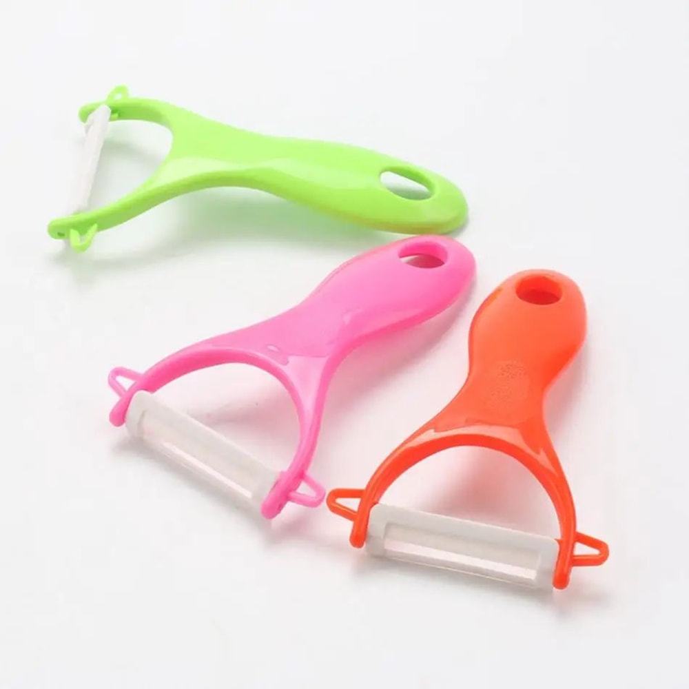 Ceramic Vegetable Peeler Set UltraSharp Fruit Potato Peelers 2pcs 4