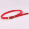 Adjustable Thin Waist Belt For Women Candy Color Faux Leather Fashion Belt 3