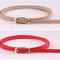 Adjustable Thin Waist Belt For Women Candy Color Faux Leather Fashion Belt 14
