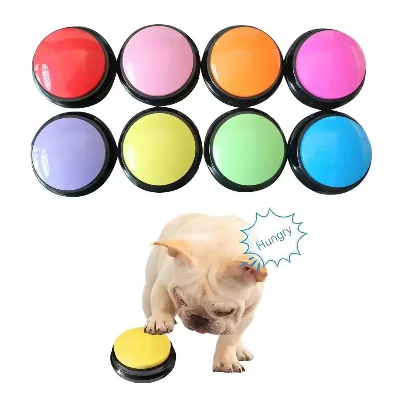 Recordable Dog Training Button Personalized Talking Buzzer For Pet Communication 6
