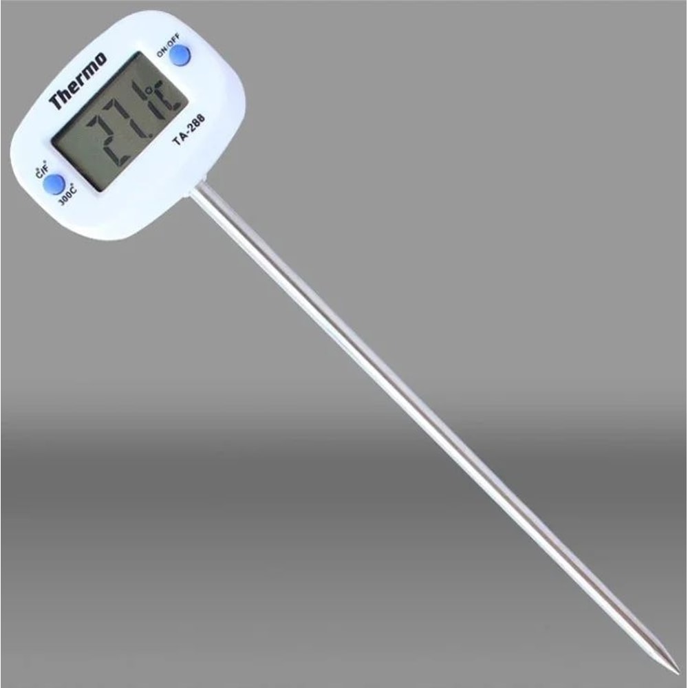 Digital Food Thermometer Stainless Steel InstantRead Kitchen Probe 4