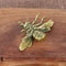 Solid Brass Honeybee Figurine Mini Insect Desk Ornament Collectible 2