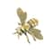 Solid Brass Honeybee Figurine Mini Insect Desk Ornament Collectible 3