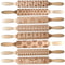 Premium Holiday Cookie Embossing Rolling Pin Christmas Pattern Wooden Dough Roller 0