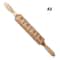 Premium Holiday Cookie Embossing Rolling Pin Christmas Pattern Wooden Dough Roller 4