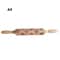 Premium Holiday Cookie Embossing Rolling Pin Christmas Pattern Wooden Dough Roller 9