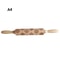 Premium Holiday Cookie Embossing Rolling Pin Christmas Pattern Wooden Dough Roller 9