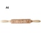 Premium Holiday Cookie Embossing Rolling Pin Christmas Pattern Wooden Dough Roller 11