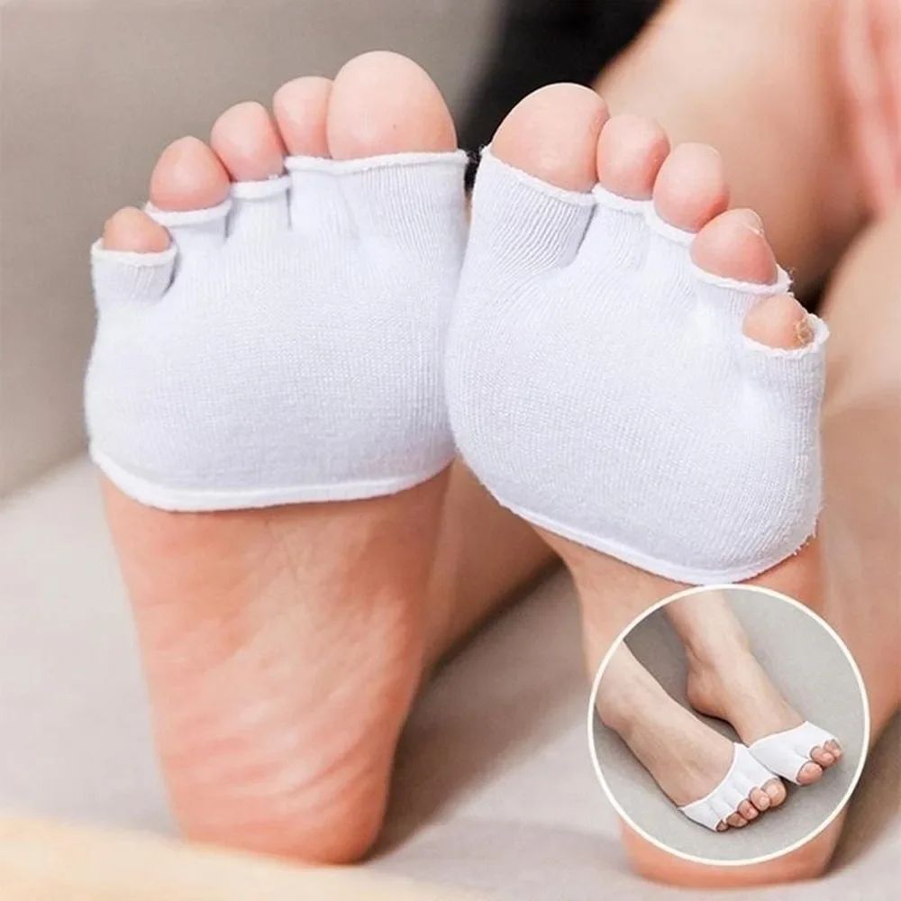 ComfortFit Half Toe Separator Socks Five Toe Foot Alignment Pain Relief Socks 7