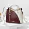 Elegant Patchwork PU Leather Shoulder Bag Women Office Messenger Handbag 7
