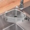 Stainless Steel Sink Drain Basket Triangle Kitchen Food Filter Organizer Rack 2