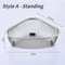 Stainless Steel Sink Drain Basket Triangle Kitchen Food Filter Organizer Rack 5