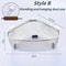 Stainless Steel Sink Drain Basket Triangle Kitchen Food Filter Organizer Rack 6