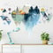 Nordic Triangle Mountain Wall Sticker Dreamy Vinyl Wall Decal For Modern Homes 2