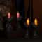 Glowing Black Crow Candlestick LED Candle Halloween Gothic Table Decor 1
