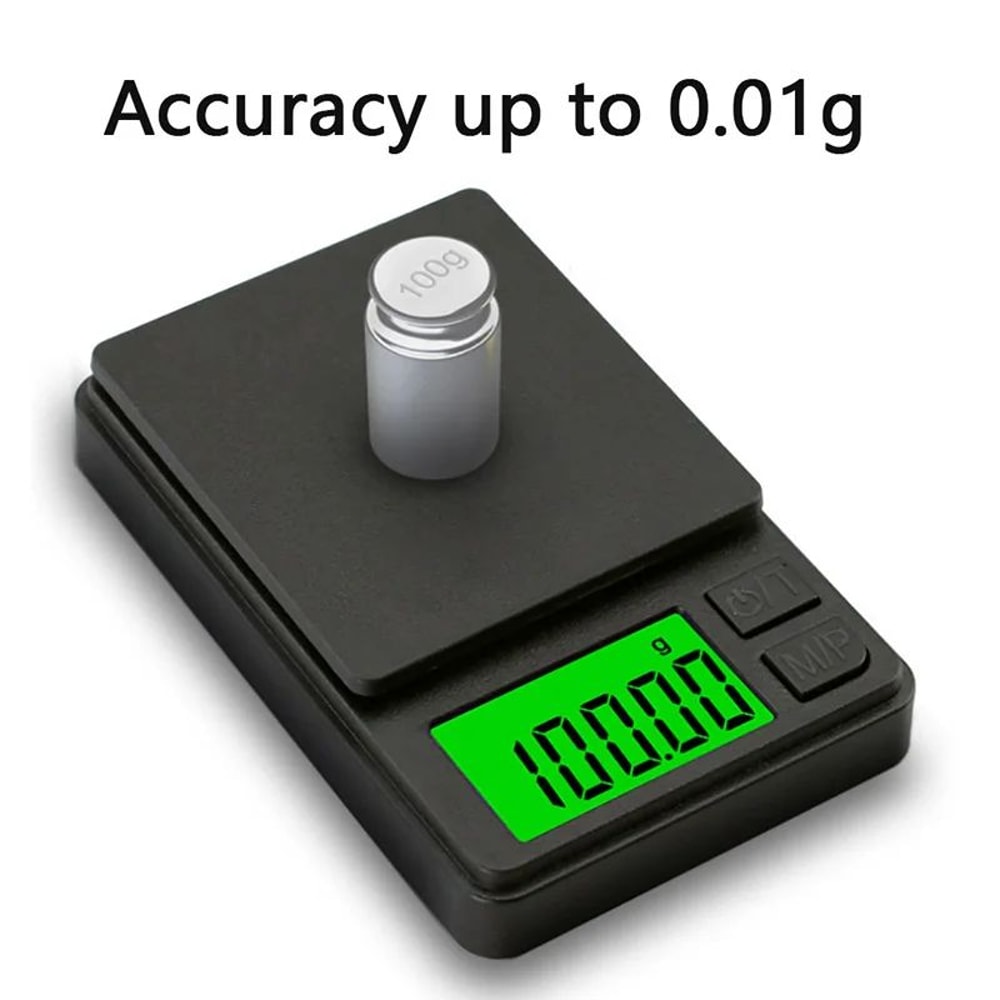 HighPrecision Mini Digital Pocket Scale 001g Jewelry Kitchen Electronic Scale 0