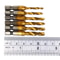 Titanium HSS Tap Drill Bit Set Hex Shank Screw Thread Tapping Tools M3M10 1