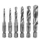 Titanium HSS Tap Drill Bit Set Hex Shank Screw Thread Tapping Tools M3M10 19