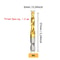 Titanium HSS Tap Drill Bit Set Hex Shank Screw Thread Tapping Tools M3M10 8