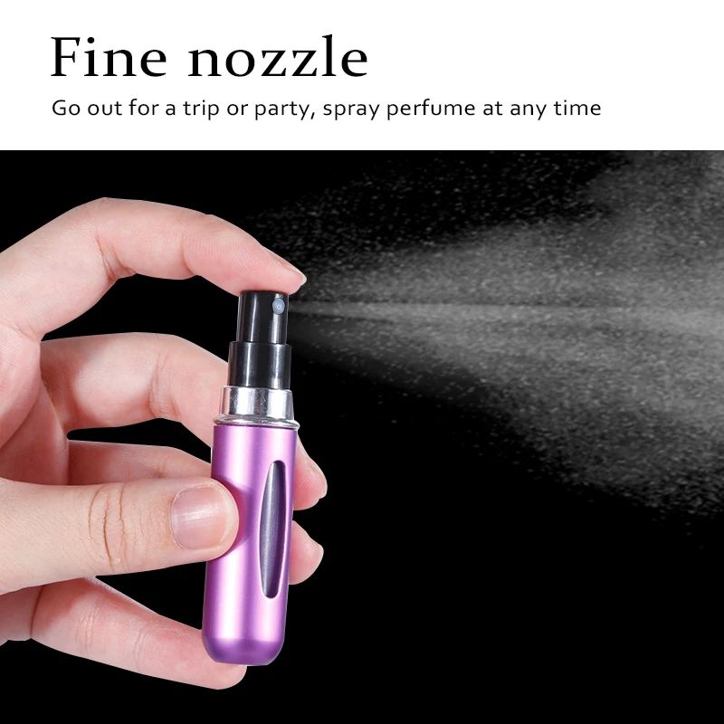Refillable Mini Perfume Atomizer TravelSize Spray Bottle 017 027 Fl Oz 1