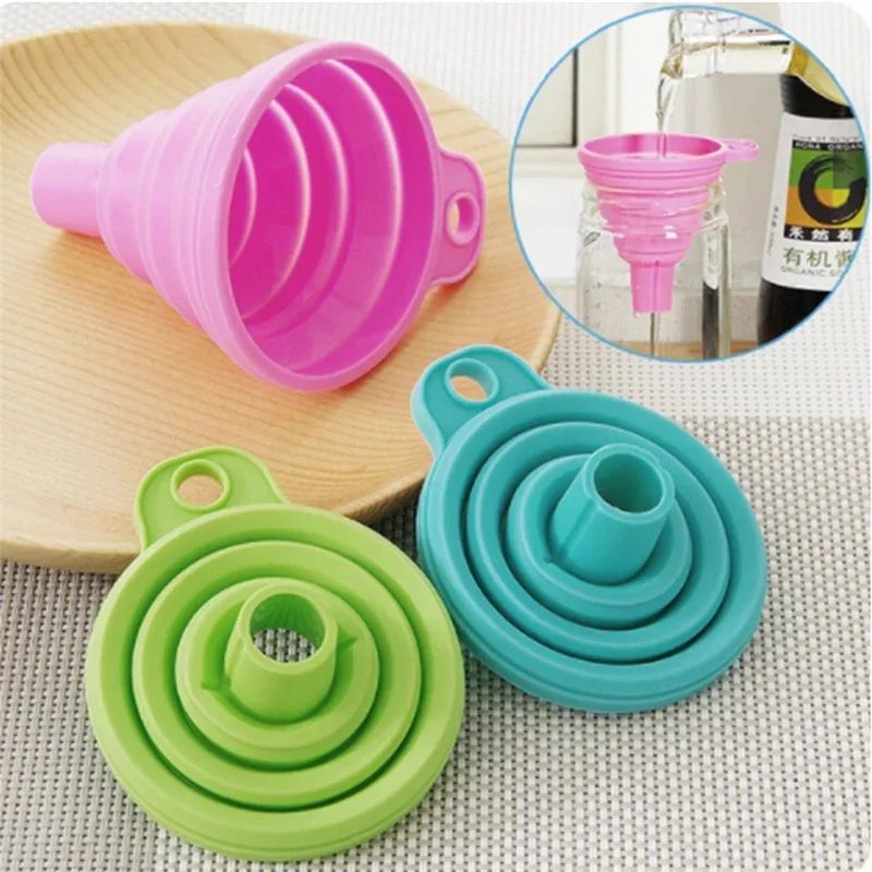 Portable Silicone Collapsible Funnel For Clean SpillFree Pouring 6