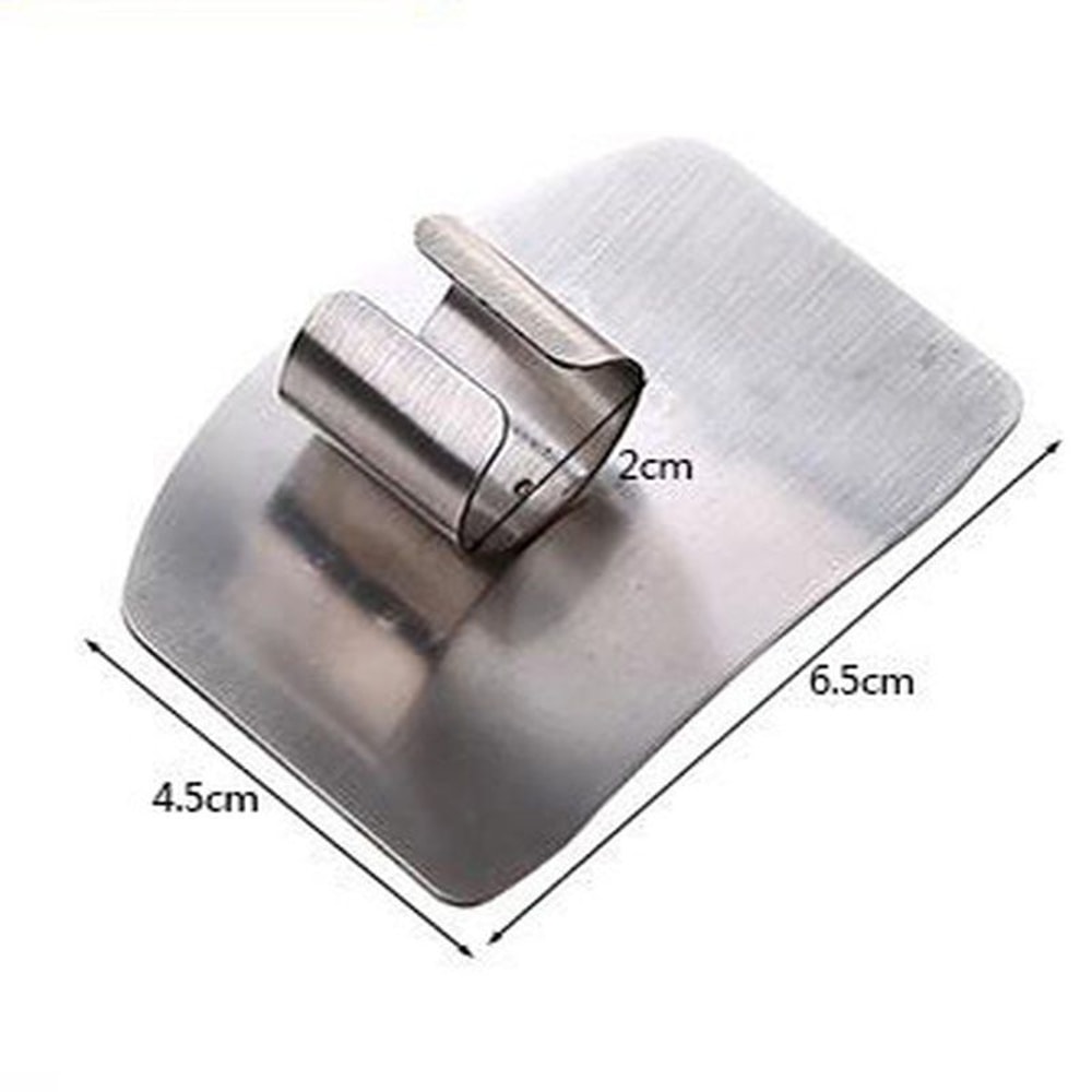 Stainless Steel Finger Guard For Safe Knife Cutting And Kitchen Prep 0