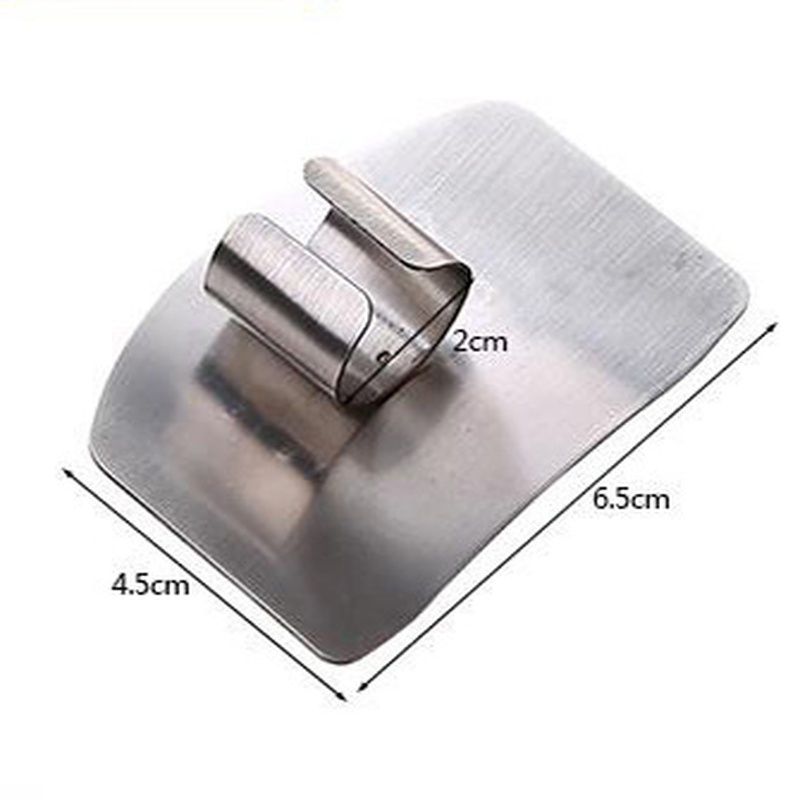 Stainless Steel Finger Guard For Safe Knife Cutting And Kitchen Prep 0