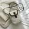 Women Retro Lamb Fleece Crossbody Phone Bag Minimalist ColorBlock Shoulder Mini Bag 9