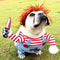 Funny Halloween Dog Costume With Knife Plush Outfit For Dogs And Cats 0