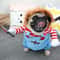 Funny Halloween Dog Costume With Knife Plush Outfit For Dogs And Cats 2