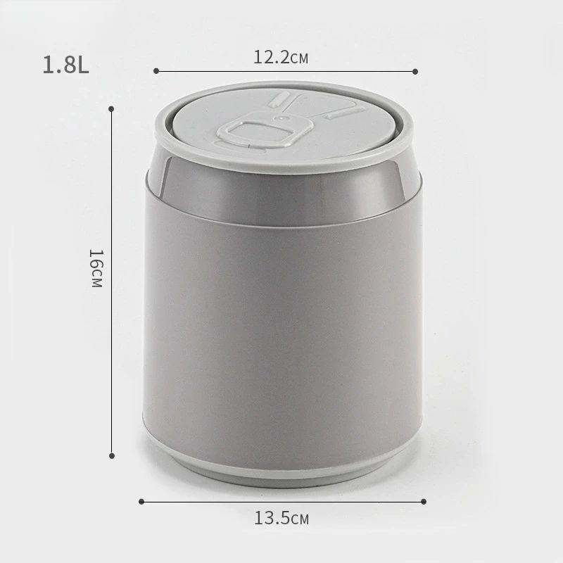 Press Lid Desktop Trash Can Compact Mini Garbage Bin For Home And Office 6