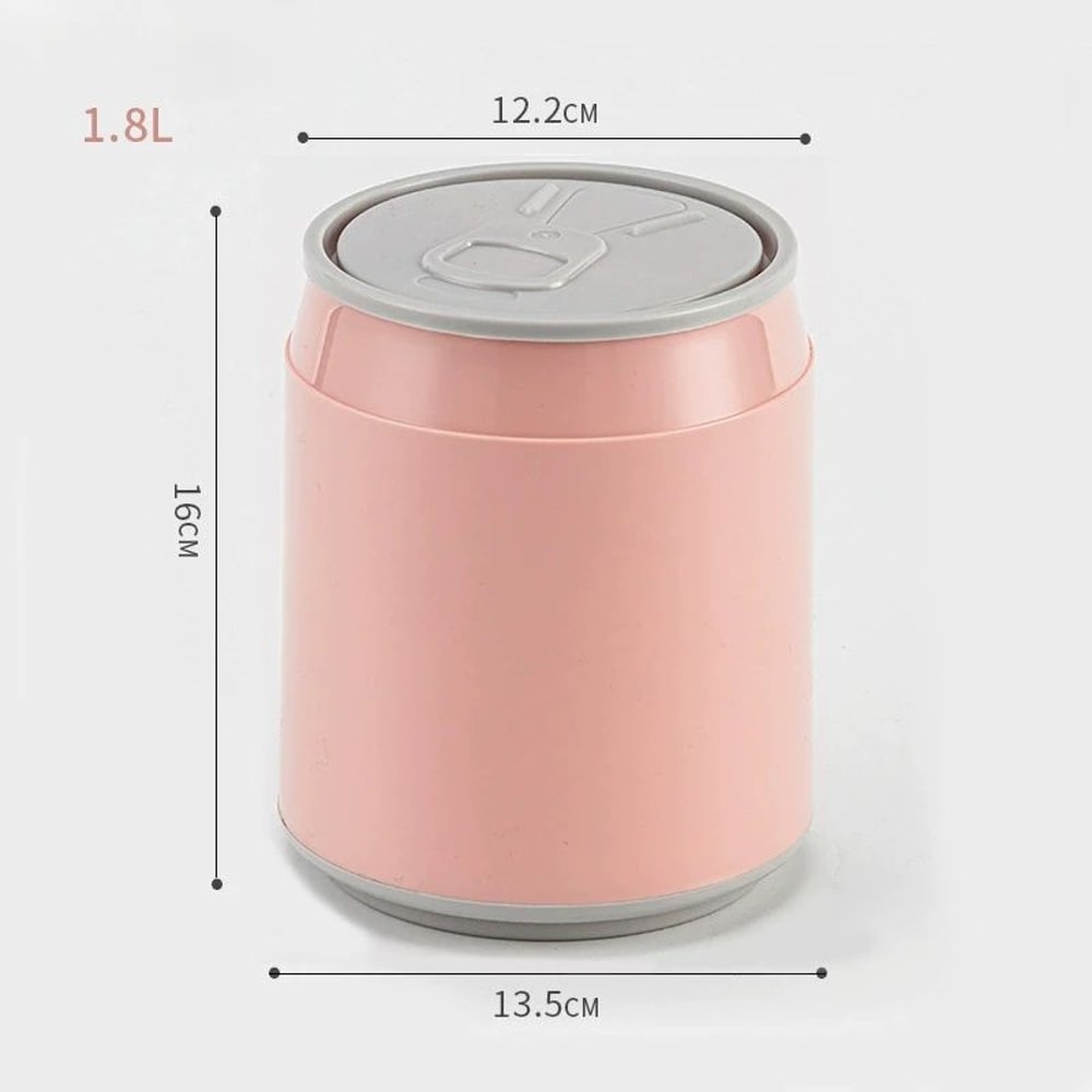 Press Lid Desktop Trash Can Compact Mini Garbage Bin For Home And Office 7