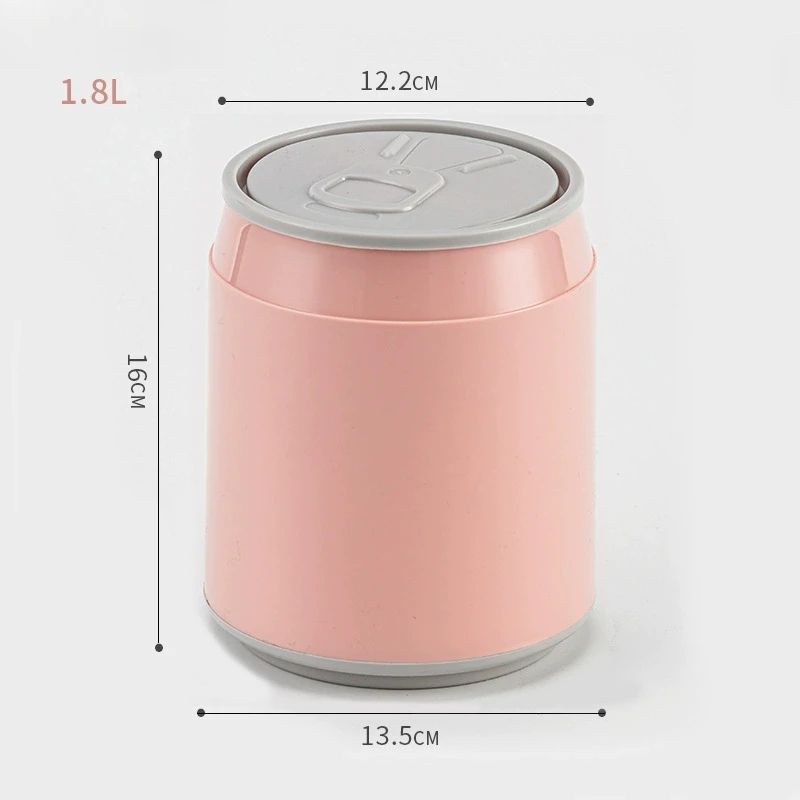 Press Lid Desktop Trash Can Compact Mini Garbage Bin For Home And Office 7