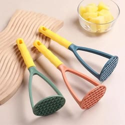 press-style potato masher and ricer for smooth mashed potatoes