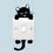 Cute Black Cat Wall Stickers For Light Switch DIY Home Decor Set 1